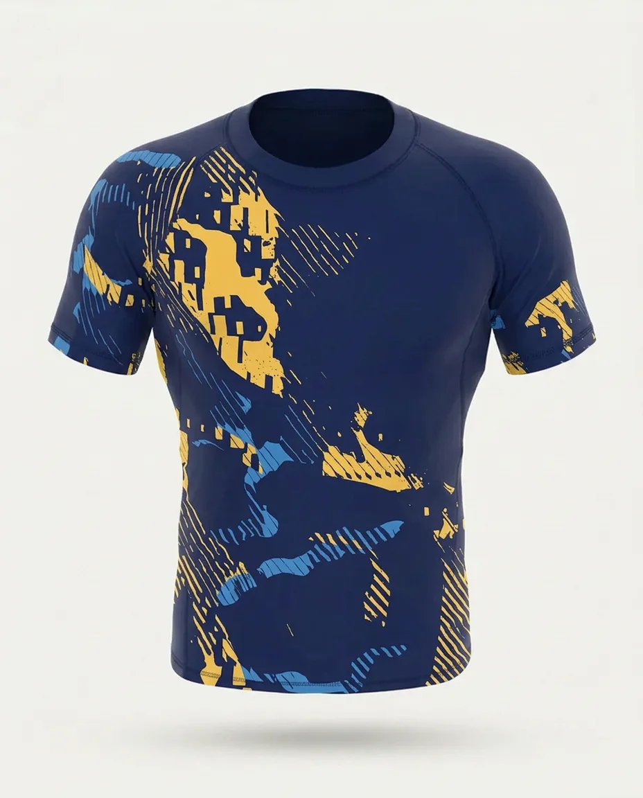 MMA-Rashguard mit kurzen Ärmeln
