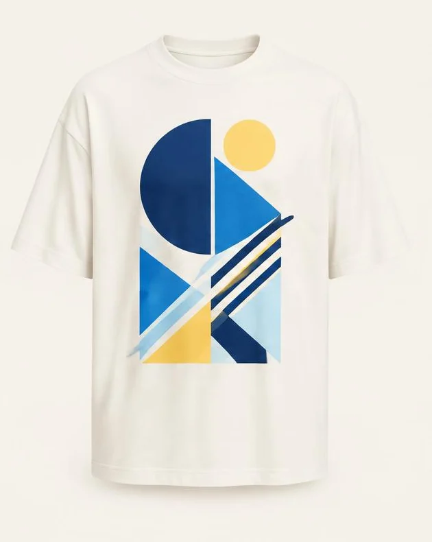 T-shirt relaxed — wizualizacja produktu