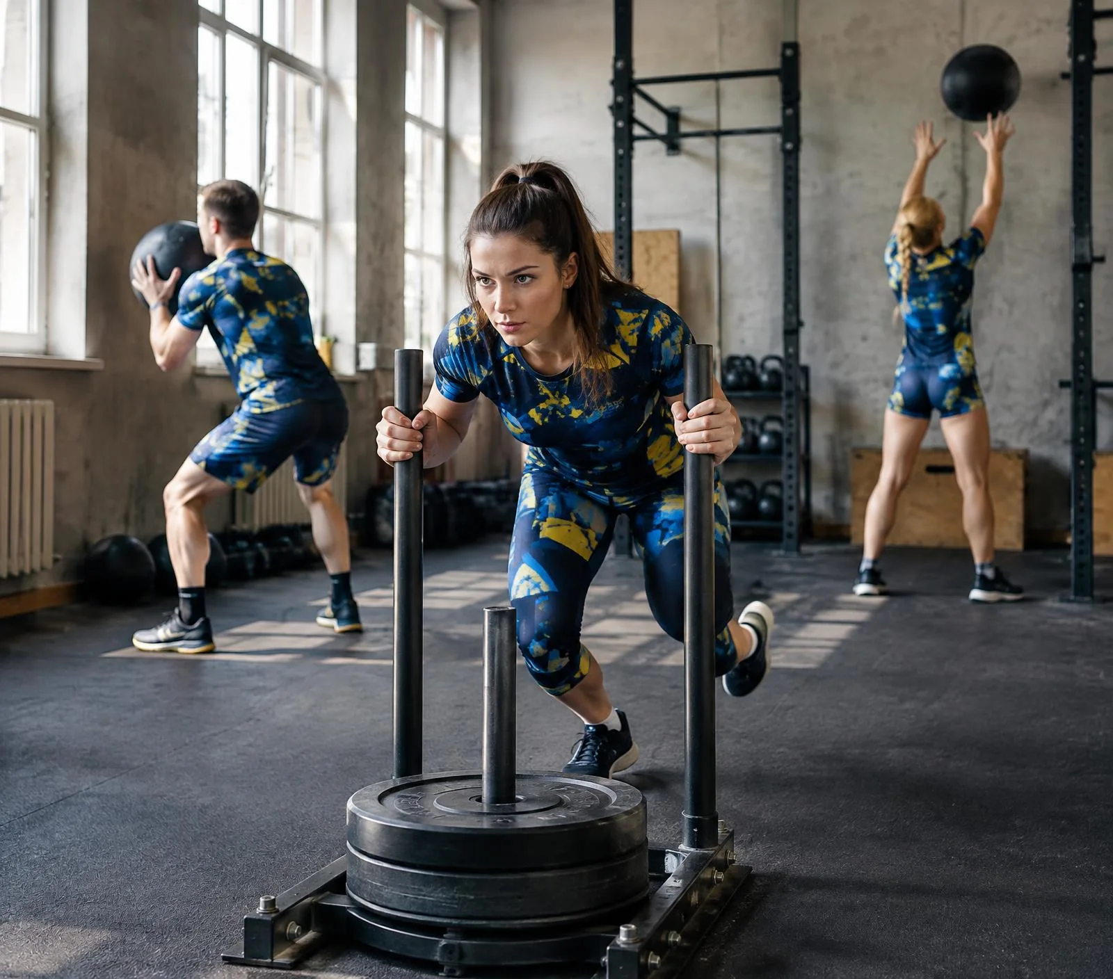 Społeczność HYROX i fitness w personalizowanej odzieży sportowej